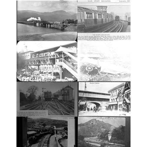 215 - Trams and Tramways and London Transport. A selection of approx. 460 black and white COPY negatives. ... 