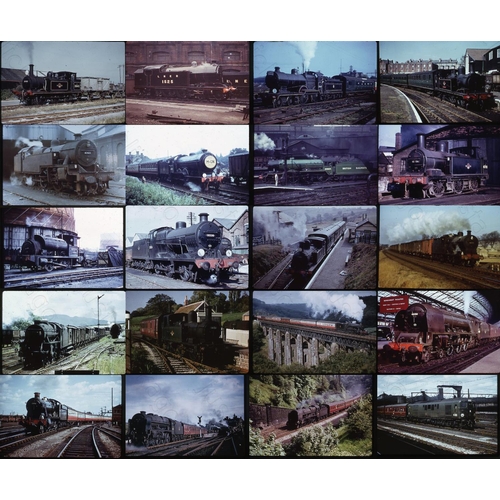 216 - Railway. B.R. Steam. An assortment of approx. 200 x 35mm colour duplicate slides, all in card mounts... 