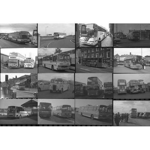 229 - U.K. Bus selection. Approx. 100, individual, 35mm black and white and a few colour negatives. Includ... 