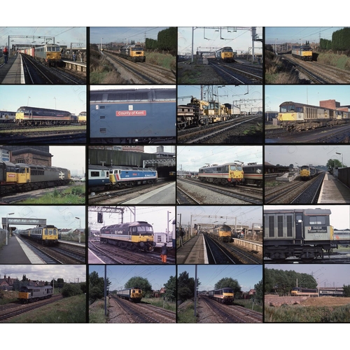 234 - Modern Traction 1980's. A collection of modern traction by the late photographer David T. Williams o... 