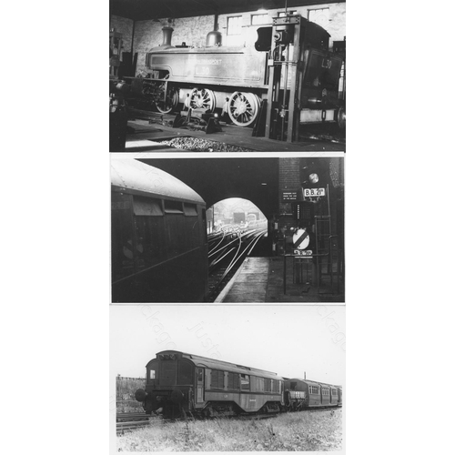 248 - London Transport. Approx. 100, black and white, postcard size prints, with very minor duplication. F... 