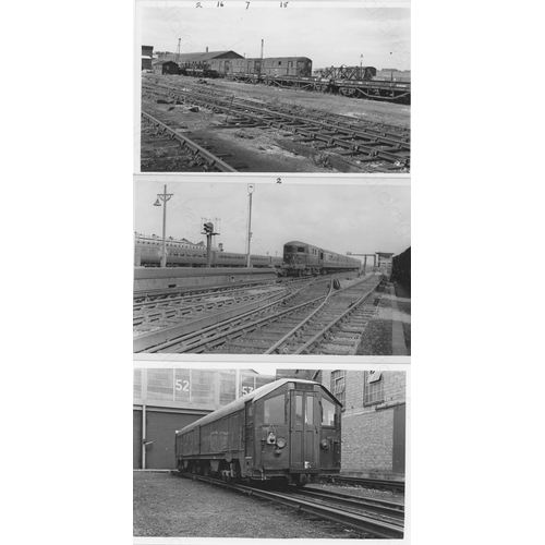 248 - London Transport. Approx. 100, black and white, postcard size prints, with very minor duplication. F... 