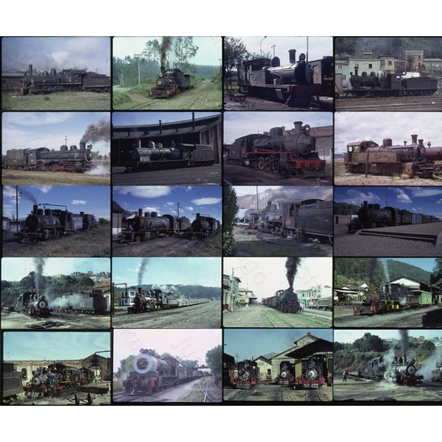 251 - Railway. Overseas Traction. A small selection of approx. 50 x 35mm colour slides, on Kodak film stoc... 