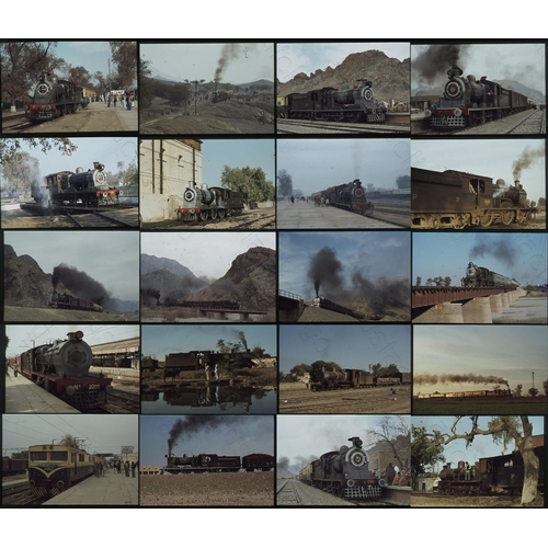 252 - Railway. Overseas Traction. A small selection of approx. 40 x 35mm colour slides, on Agfa film stock... 