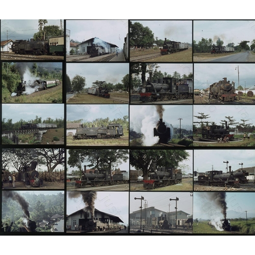 253 - Railway. Overseas Traction. A small selection of approx. 50 x 35mm colour slides, on Agfa film stock... 