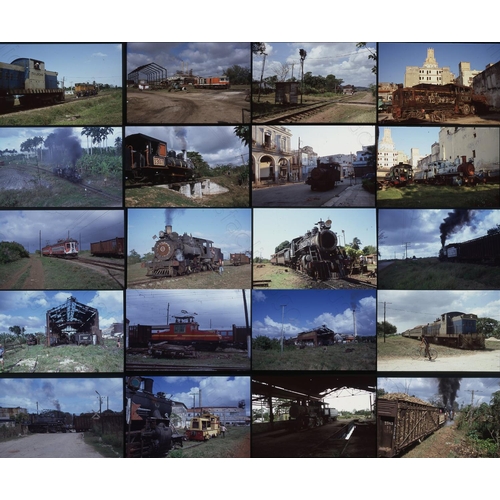 256 - Railway. Overseas Traction. A selection approx. 115 x 35mm colour slides, on Agfa and Fuji film stoc... 