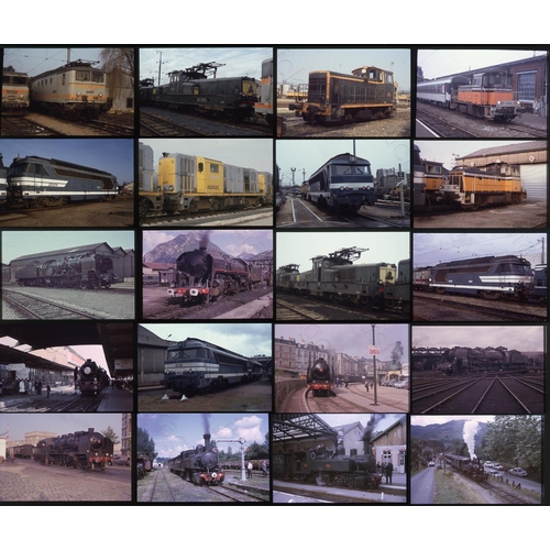 262 - Overseas Traction. FRANCE. Approx. 50 x 35mm colour slides on Agfa film stock with some Gepe remount... 