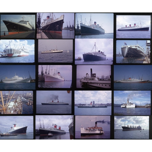 263 - Shipping. Approx. 50 x 35mm colour slides on mostly Kodak film stock. Featuring ships and shipping s... 