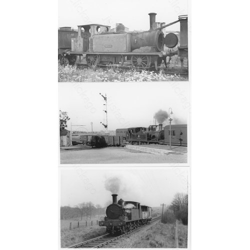 269 - Railway. ISLE OF WIGHT. Approx. 50, black and white postcard sized photographs, featuring Isle of Wi... 