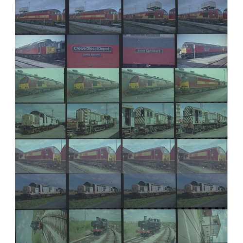 275 - Railway. Modern Traction. A selection of 35mm colour negatives by the late Steve Davies. There are a... 