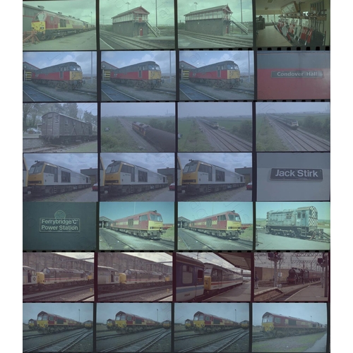 275 - Railway. Modern Traction. A selection of 35mm colour negatives by the late Steve Davies. There are a... 