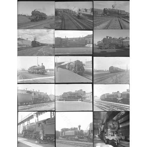 279 - Railway. Overseas Traction FRANCE and BELGIUM. Approx. 50, black and white, individual negatives, in... 