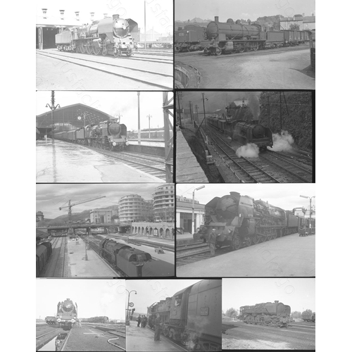 280 - Railway. Overseas Traction FRANCE. Approx. 50, black and white, individual negatives, in assorted si... 