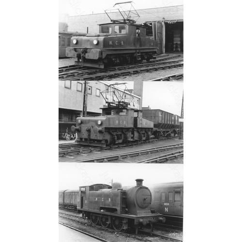 281 - Railway. Industrial NCB Colliery locomotives and scenes around the U.K. A good quality selection of ... 