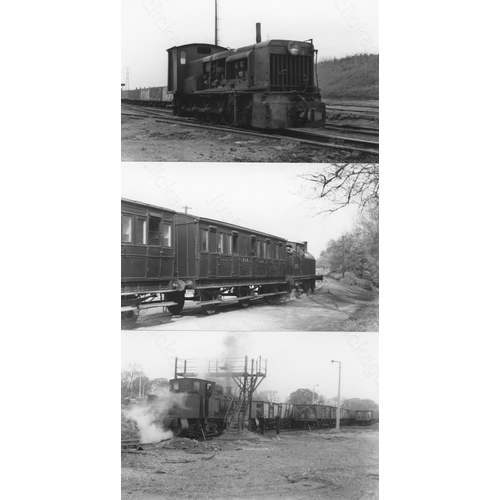 281 - Railway. Industrial NCB Colliery locomotives and scenes around the U.K. A good quality selection of ... 