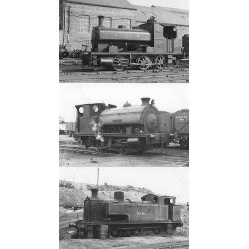 281 - Railway. Industrial NCB Colliery locomotives and scenes around the U.K. A good quality selection of ... 