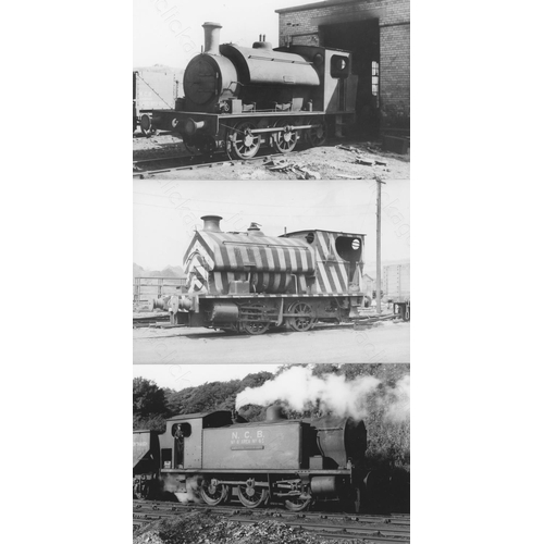 281 - Railway. Industrial NCB Colliery locomotives and scenes around the U.K. A good quality selection of ... 