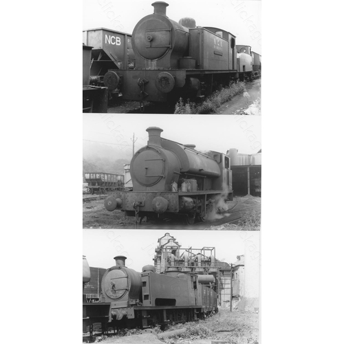 281 - Railway. Industrial NCB Colliery locomotives and scenes around the U.K. A good quality selection of ... 