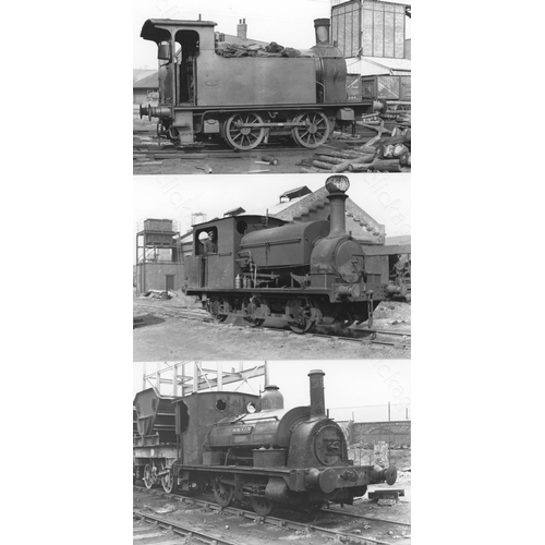 281 - Railway. Industrial NCB Colliery locomotives and scenes around the U.K. A good quality selection of ... 