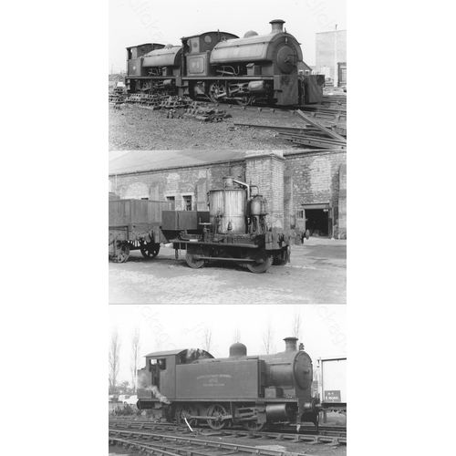 282 - Railway. Industrial locomotives and scenes around the U.K. A good quality selection of approx. 335, ... 