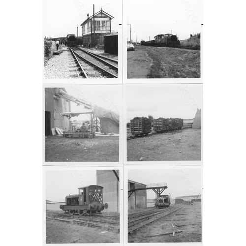 282 - Railway. Industrial locomotives and scenes around the U.K. A good quality selection of approx. 335, ... 