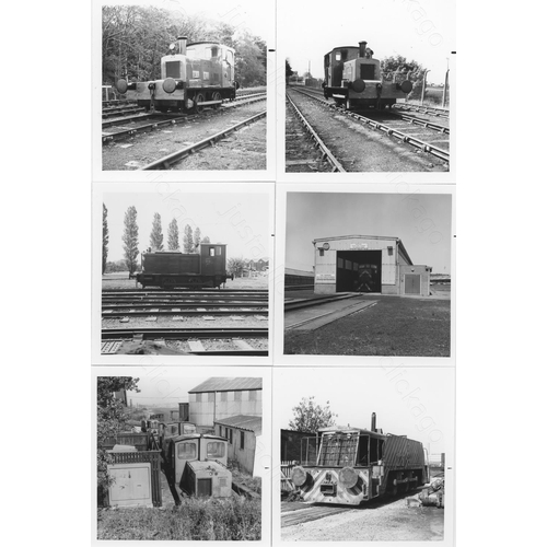 282 - Railway. Industrial locomotives and scenes around the U.K. A good quality selection of approx. 335, ... 