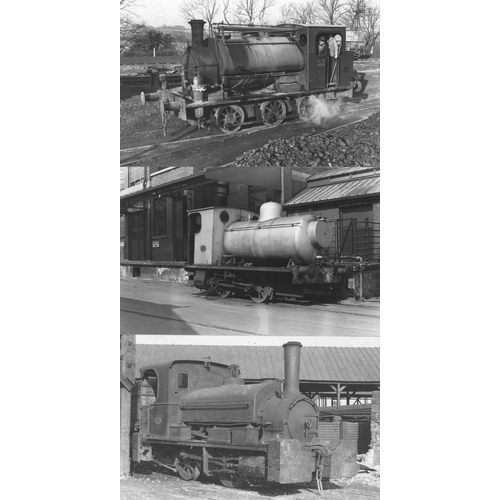 282 - Railway. Industrial locomotives and scenes around the U.K. A good quality selection of approx. 335, ... 