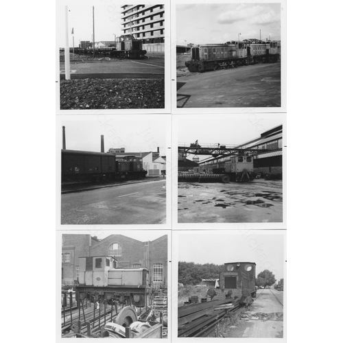 282 - Railway. Industrial locomotives and scenes around the U.K. A good quality selection of approx. 335, ... 