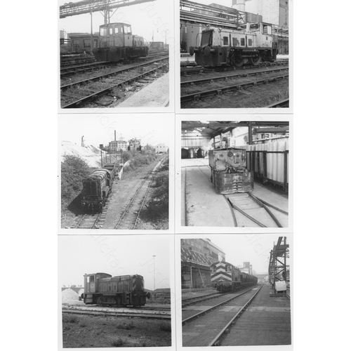 284 - Railway. Industrial locomotives and scenes around the U.K. A good quality selection of approx. 480, ... 