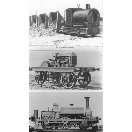 284 - Railway. Industrial locomotives and scenes around the U.K. A good quality selection of approx. 480, ... 