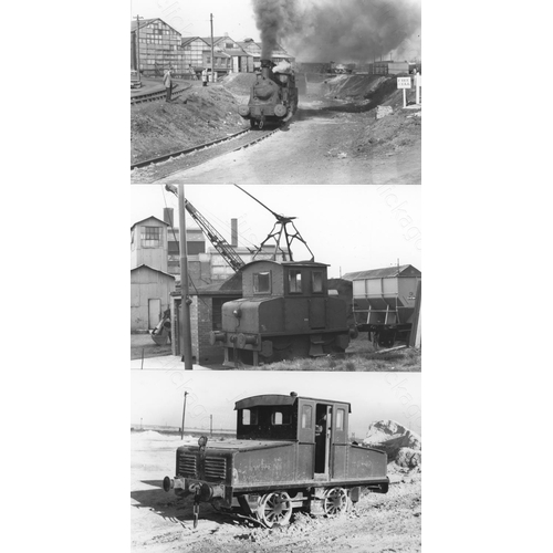 284 - Railway. Industrial locomotives and scenes around the U.K. A good quality selection of approx. 480, ... 