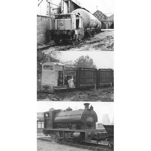 284 - Railway. Industrial locomotives and scenes around the U.K. A good quality selection of approx. 480, ... 