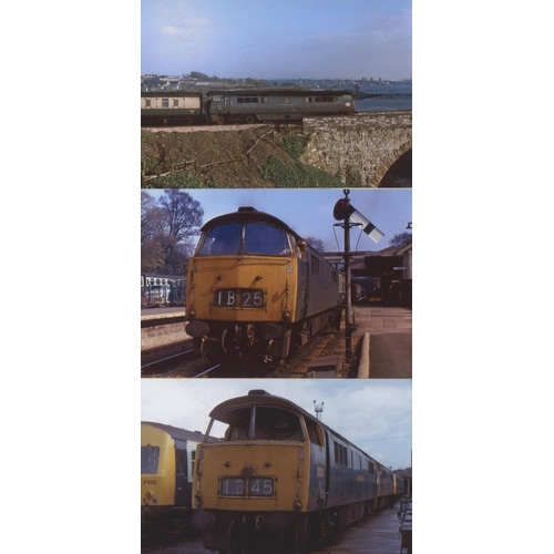 285 - Railway. Modern Traction. A fine collection of approx. 315 colour 6