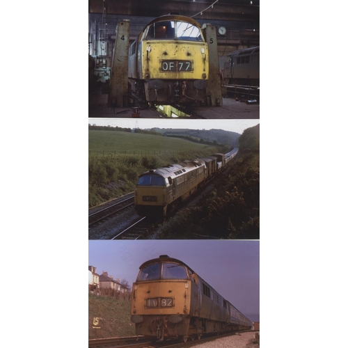 285 - Railway. Modern Traction. A fine collection of approx. 315 colour 6