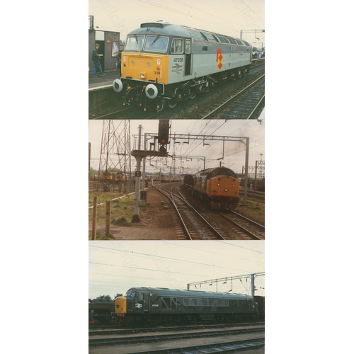 286 - Railway. Modern Traction. A large assortment of approx. 900, mostly 6