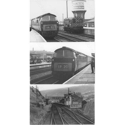 288 - Railway. Ex GWR locomotives and scenes. Approx. 300 black and white and a few colour postcard size p... 