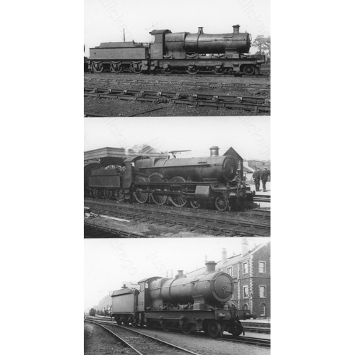 289 - Railway. Ex GWR locomotives. Approx. 480 black and white postcard size prints, from a variety of sou... 