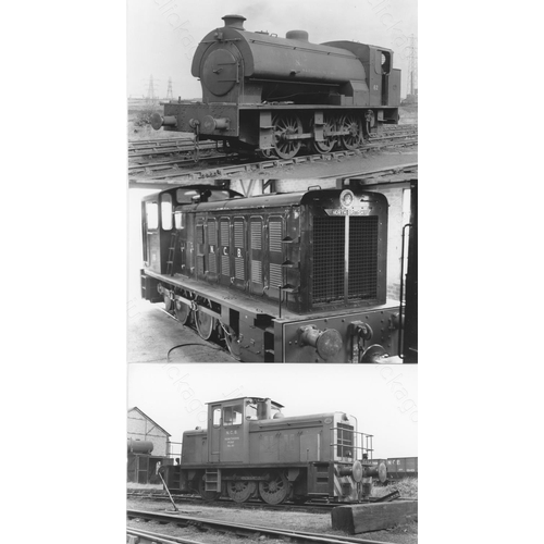 290 - Railway. Industrial NCB Colliery locomotives and scenes around the U.K. A few ex BR locos and trip w... 