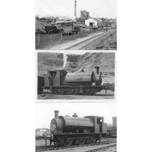 290 - Railway. Industrial NCB Colliery locomotives and scenes around the U.K. A few ex BR locos and trip w... 