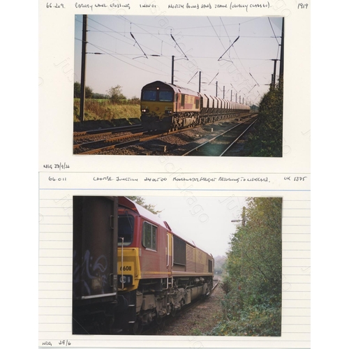 294 - Railway. End of collection. A large assortment of approx. 750, black and white and colour prints & p... 