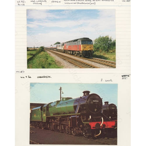 294 - Railway. End of collection. A large assortment of approx. 750, black and white and colour prints & p... 