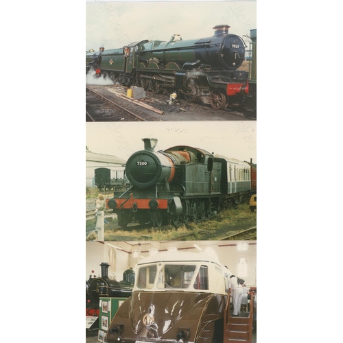 294 - Railway. End of collection. A large assortment of approx. 750, black and white and colour prints & p... 