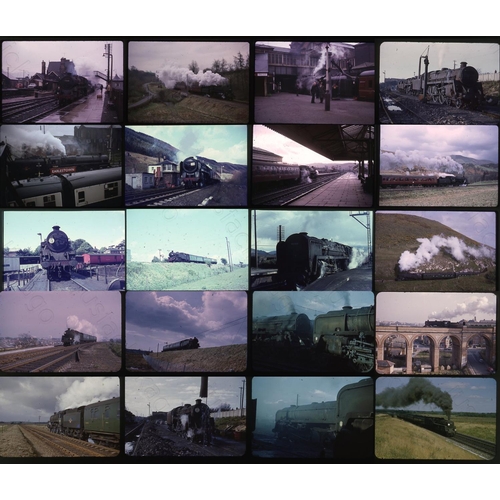 297 - Railway. BR Standard Steam. Approx. 75 x original 35mm colour slides on mixed film stock. The good q... 