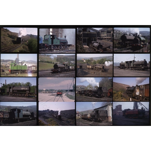 298 - Railway. Industrial Steam. Approx. 37 x original 35mm colour slides on Kodak film stock. The good qu... 