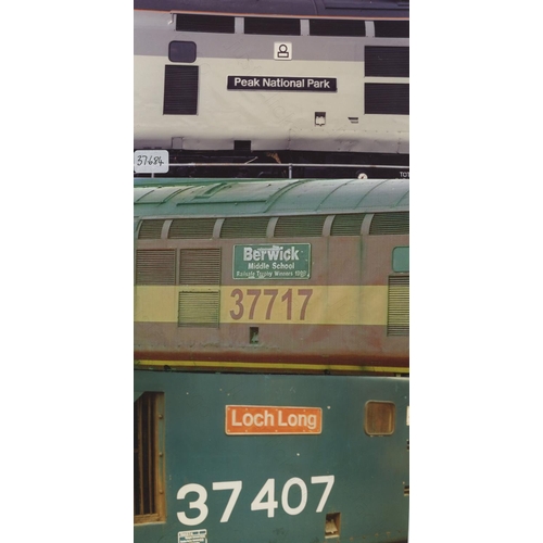 308 - Railway. Modern Traction-nameplate collection. Approx. 175 colour prints, mostly 6