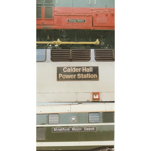 308 - Railway. Modern Traction-nameplate collection. Approx. 175 colour prints, mostly 6