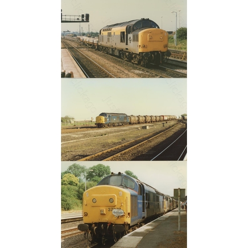 310 - Railway. Modern Traction-Class 37. Approx. 400+, colour prints, 6