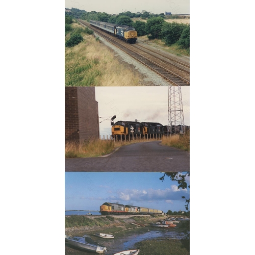 310 - Railway. Modern Traction-Class 37. Approx. 400+, colour prints, 6