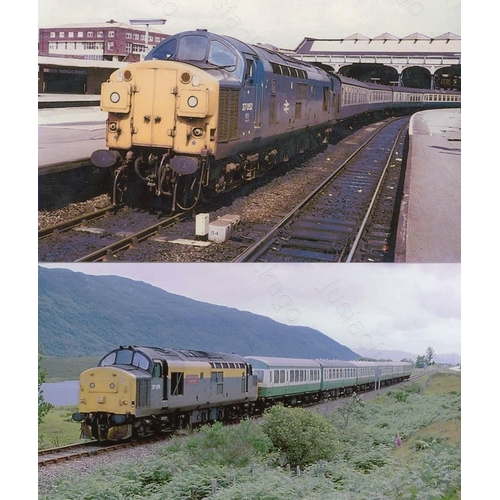 310 - Railway. Modern Traction-Class 37. Approx. 400+, colour prints, 6