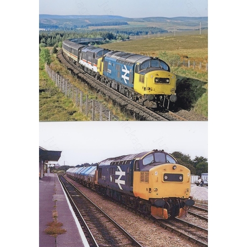 310 - Railway. Modern Traction-Class 37. Approx. 400+, colour prints, 6